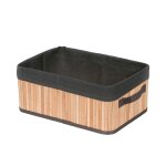 Panier de rangement pliable en bambou 35 x 25 x 15 cm Panier de rangement pliable en bambou 35 x 25 x 15 cm