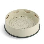 Panier à vapeur 24 cm crème beige en plastique Panier à vapeur 24 cm crème beige en plastique