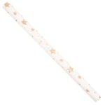 Papier cadeau imprim� �toiles � paillettes dor�es 1, 50m