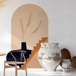 Papier peint arche vase gant 100x60cm