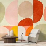 Papier peint formes pastel 364x270 cm Papier peint formes pastel 364x270 cm