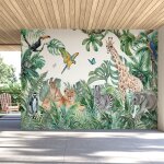 Papier peint grand safari 250x360cm
