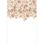 Papier peint panoramique fleurs vintage, 2 m x 3 m