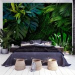 Papier peint panoramique jungle sombre 250x175 cm Papier peint panoramique jungle sombre 250x175 cm