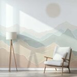 Papier peint vallons pastel 364x270 cm