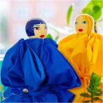 Parapluie pliant bleu 2 nylon 4 x 5 x 28 cm Parapluie pliant bleu 2 nylon 4 x 5 x 28 cm