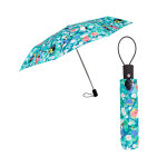 Parapluie pliant bleu clair fibre de verre 4 x 4 x 29 cm