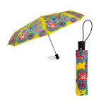 Parapluie pliant jaune aluminium 4 x 4 x 29 cm