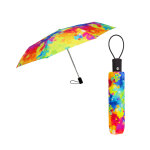 Parapluie pliant multicolore fibre de verre 4 x 4 x 29 cm