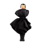 Parapluie pliant noir 2 nylon 4 x 5 x 28 cm Parapluie pliant noir 2 nylon 4 x 5 x 28 cm