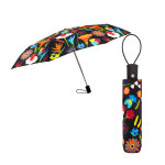 Parapluie pliant noir fibre de verre 4 x 4 x 29 cm