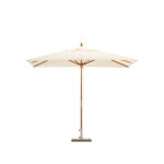 Parasol en bois carré 3x3 ecru Parasol en bois carré 3x3 ecru