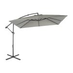 Parasol dport carr 3x3m hardelot kaki