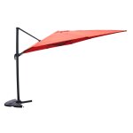 Parasol dport et rotatif 3 x 4 m terracotta