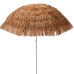 Parasol  franges raphia diamtre 180cm