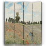 Paravent le champ des coquelicots - claude monet 145x180cm (4 volets) Paravent le champ des coquelicots - claude monet 145x180cm (4 volets)