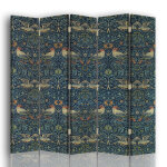 Paravent - cloison bird - william morris 180x170cm (5 volets)