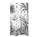Paravent imprimé forêt tropicale noir et blanc Paravent imprimé forêt tropicale noir et blanc