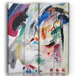 Paravent improvisation - wassily kandinsky cm 145x170 (4 volets) Paravent improvisation - wassily kandinsky cm 145x170 (4 volets)