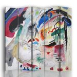 Paravent improvisation - wassily kandinsky cm 180x170 (5 volets) Paravent improvisation - wassily kandinsky cm 180x170 (5 volets)
