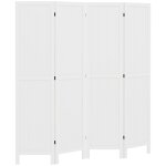 Paravent intérieur 4 panneaux style rustique chic bois blanc Paravent intérieur 4 panneaux style rustique chic bois blanc