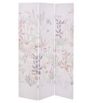 Paravent motif vgtal multicolore