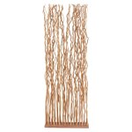 Paravent en osier avec socle et tiges twist mod�le 1