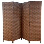 Paravent en papier tress 4 panneaux 50(x4)x3x180