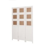 Paravent pliant 4 panneaux intérieur blanc 121x170cm Paravent pliant 4 panneaux intérieur blanc 121x170cm