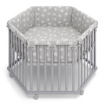 Parc 6 coins, gris 128 x 70cm