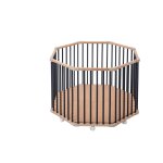 Parc b�b� octogonal basile hybride anthracite 104x104x68