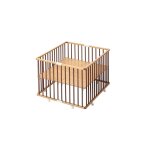 Parc pliant carr gaby hybride en vieux rose pour bb