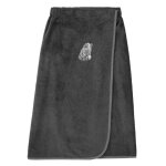 Paréo de bain en coton anthracite taille unique Paréo de bain en coton anthracite taille unique