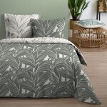 Parure de couette 100% coton 57 fils imprime 240x220 2 taies