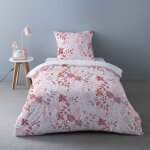 Parure de couette 100% coton flanelle imprime 140x200 1 taie