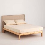 Parure de draps 100% coton 200 fils �cru 155x220 cm