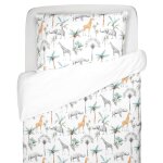 Parure enfant housse de couette et taie d'oreiller en coton 140x150