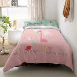 Parure housse de couette 2 pi�ces 100% coton multicolore 155x220 cm