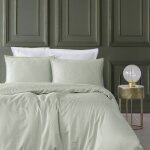 Parure housse de couette + 2 taies 50x70 cm s gris cendr 260x240 cm