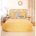 Parure housse de couette satin de coton imprimée + 2 taies 260x240 cm Parure housse de couette satin de coton imprimée + 2 taies 260x240 cm