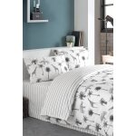 Parure de lit 1 personne 140x200 cm coton imprim