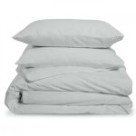 Parure de lit 1 personne gris clair 140x200cm Parure de lit 1 personne gris clair 140x200cm