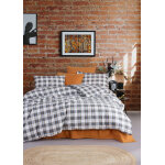 Parure de lit 2 personnes 200x200 cm flanelle de coton imprim�