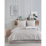 Parure de lit 2 personnes 240x220 cm coton imprim