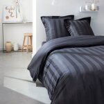 Parure de lit 2 personnes uni coton 240x260 cm