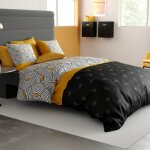 Parure de lit 2 places coton  motif 220x240 cm