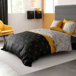 Parure de lit 2 places coton  motifs 220x240 cm