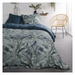 Parure de lit coton 2 personnes imprimé jungle sunshine Parure de lit coton 2 personnes imprimé jungle sunshine