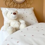 Parure de lit coton bio * housse de couette 100x140 cm + taie