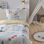 Parure de lit enfant circuit voiture 140x200cm